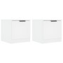 Nightstands 2 units white color 40x39x40 cm by vidaXL, Nightstands - Ref: Foro24-811197, Price: 51,81 €, Discount: %