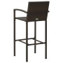 Kitchen stools 2 units synthetic brown rattan by vidaXL, Garden chairs - Ref: Foro24-313451, Price: 94,99 €, Discount: %