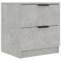 Mesita de noche 2 uds madera contrachapada gris hormigón de vidaXL, Mesitas de noche - Ref: Foro24-811223, Precio: 86,99 €, D...