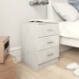 Concrete gray chipboard bedside table 38x35x56 cm by vidaXL, Nightstands - Ref: Foro24-800458, Price: 58,15 €, Discount: %