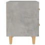 Mesita de noche 2 unidades gris hormigón 40x35x47,5 cm de vidaXL, Mesitas de noche - Ref: Foro24-811979, Precio: 87,71 €, Des...