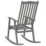 Gray Acacia Solid Wood Rocking Chair by vidaXL, Garden chairs - Ref: Foro24-311845, Price: 178,34 €, Discount: %