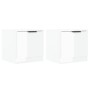 Nightstands 2 pcs glossy white color 40x39x40 cm by vidaXL, Nightstands - Ref: Foro24-811209, Price: 59,08 €, Discount: %