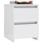 Bedside tables 2 pcs glossy white chipboard 30x30x40 cm by vidaXL, Nightstands - Ref: Foro24-800526, Price: 78,96 €, Discount: %