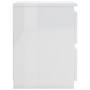 Bedside tables 2 pcs glossy white chipboard 30x30x40 cm by vidaXL, Nightstands - Ref: Foro24-800526, Price: 78,96 €, Discount: %