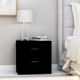 Nightstands 2 pcs black plywood 40x30x40 cm by vidaXL, Nightstands - Ref: Foro24-801038, Price: 55,97 €, Discount: %