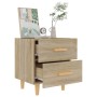 Bedside tables 2 units Sonoma oak color 40x35x47.5 cm by vidaXL, Nightstands - Ref: Foro24-811977, Price: 82,67 €, Discount: %