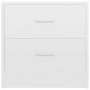 Nightstands 2 units glossy white plywood 40x30x40 cm by vidaXL, Nightstands - Ref: Foro24-801048, Price: 78,60 €, Discount: %