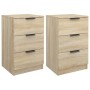 Nightstands 2 units Sonoma oak color 40x36x65 cm by vidaXL, Nightstands - Ref: Foro24-811275, Price: 106,99 €, Discount: %