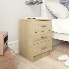 Sonoma oak chipboard bedside table 38x35x56 cm by vidaXL, Nightstands - Ref: Foro24-800456, Price: 65,18 €, Discount: %