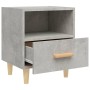 Nightstands 2 units concrete gray color 40x35x47 cm by vidaXL, Nightstands - Ref: Foro24-812015, Price: 78,87 €, Discount: %