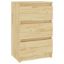 Solid pine wood bedside table 40x29.5x64 cm by vidaXL, Nightstands - Ref: Foro24-808083, Price: 49,26 €, Discount: %