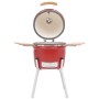 Barbacoa ahumadora Kamado de cerámica 81 cm de vidaXL, Barbacoas - Ref: Foro24-316096, Precio: 458,02 €, Descuento: %