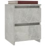 Bedside tables 2 pcs concrete gray chipboard 30x30x40 cm by vidaXL, Nightstands - Ref: Foro24-800522, Price: 57,05 €, Discoun...