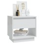 Nightstands 2 pcs glossy white plywood 45x34x44 cm by vidaXL, Nightstands - Ref: Foro24-809525, Price: 72,70 €, Discount: %