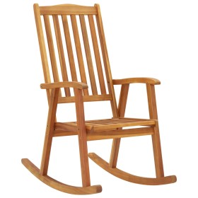 Solid Acacia Wood Rocking Chair by vidaXL, Garden chairs - Ref: Foro24-311844, Price: 150,68 €, Discount: %