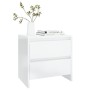 Nightstands 2 pcs glossy white engineered wood by vidaXL, Nightstands - Ref: Foro24-809858, Price: 87,20 €, Discount: %