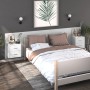 Mesita de noche de pared blanca de vidaXL, Mesitas de noche - Ref: Foro24-810989, Precio: 52,60 €, Descuento: %