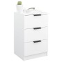 White nightstand 40x36x65 cm by vidaXL, Nightstands - Ref: Foro24-811268, Price: 59,75 €, Discount: %