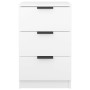 White nightstand 40x36x65 cm by vidaXL, Nightstands - Ref: Foro24-811268, Price: 59,75 €, Discount: %