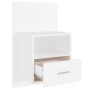 White wall-mounted bedside table by vidaXL, Nightstands - Ref: Foro24-811007, Price: 55,61 €, Discount: %