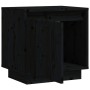 Solid black pine wood bedside table 40x30x40 cm by vidaXL, Nightstands - Ref: Foro24-813313, Price: 33,72 €, Discount: %