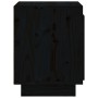 Mesita de noche de madera maciza de pino negro 40x30x40 cm de vidaXL, Mesitas de noche - Ref: Foro24-813313, Precio: 33,72 €,...