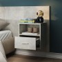 Wall bedside tables 2 units concrete gray by vidaXL, Nightstands - Ref: Foro24-811016, Price: 90,90 €, Discount: %