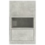 Mesitas de noche de pared 2 unidades color gris hormigón de vidaXL, Mesitas de noche - Ref: Foro24-811016, Precio: 91,05 €, D...