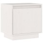 Mesita de noche de madera maciza de pino blanco 40x30x40 cm de vidaXL, Mesitas de noche - Ref: Foro24-813307, Precio: 42,29 €...