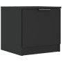 Black nightstand 40x39x40 cm by vidaXL, Nightstands - Ref: Foro24-811198, Price: 34,38 €, Discount: %