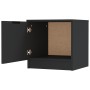 Black nightstand 40x39x40 cm by vidaXL, Nightstands - Ref: Foro24-811198, Price: 34,38 €, Discount: %