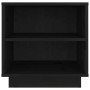 Mesita de noche de madera maciza de pino negro 40x34x40 cm de vidaXL, Mesitas de noche - Ref: Foro24-813333, Precio: 32,99 €,...