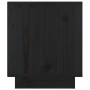 Mesita de noche de madera maciza de pino negro 40x34x40 cm de vidaXL, Mesitas de noche - Ref: Foro24-813333, Precio: 32,99 €,...