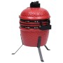 2 en 1 Barbacoa ahumadora Kamado de cerámica rojo 56 cm de vidaXL, Barbacoas - Ref: Foro24-316095, Precio: 231,35 €, Descuent...