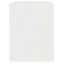 Mesita de noche madera maciza de pino blanco 40x31x40 cm de vidaXL, Mesitas de noche - Ref: Foro24-808065, Precio: 49,31 €, D...