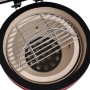 2-in-1-Kamado-Räuchergrill aus roter Keramik, 56 cm von vidaXL, Grillen - Ref: Foro24-316095, Preis: 231,35 €, Rabatt: %