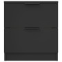 Mesita de noche madera contrachapada color negro de vidaXL, Mesitas de noche - Ref: Foro24-811216, Precio: 56,99 €, Descuento: %