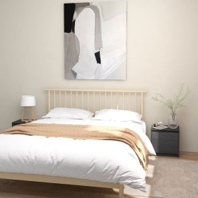 Mesitas de noche 2 uds madera maciza pino gris 40x30,5x40 cm de vidaXL, Mesitas de noche - Ref: Foro24-808118, Precio: 42,99 ...