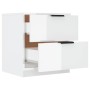 Glossy white plywood nightstand by vidaXL, Nightstands - Ref: Foro24-811226, Price: 49,66 €, Discount: %