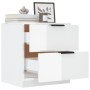 Glossy white plywood nightstand by vidaXL, Nightstands - Ref: Foro24-811226, Price: 49,66 €, Discount: %