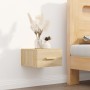 Wall bedside tables 2 pcs Sonoma oak color 35x35x20 cm by vidaXL, Nightstands - Ref: Foro24-812841, Price: 40,47 €, Discount: %