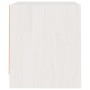 Mesita de noche madera maciza de pino blanca 40x30,5x35,5 cm de vidaXL, Mesitas de noche - Ref: Foro24-808075, Precio: 63,34 ...