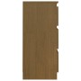 Mesitas de noche 2 uds madera maciza de pino marrón miel de vidaXL, Mesitas de noche - Ref: Foro24-808090, Precio: 67,61 €, D...