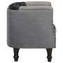 Cubic armchair in real leather and solid black mango wood by vidaXL, Armchairs - Ref: Foro24-320604, Price: 182,87 €, Discoun...