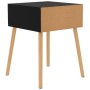 Bedside tables 2 units engineered wood black gloss 40x40x56 cm by vidaXL, Nightstands - Ref: Foro24-326810, Price: 71,50 €, D...