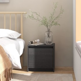 Solid mango wood bedside table in gray, 40x30.5x40 cm by vidaXL, Nightstands - Ref: Foro24-808117, Price: 27,16 €, Discount: %