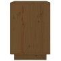 Mesita de noche madera maciza de pino marrón miel 40x35x50 cm de vidaXL, Mesitas de noche - Ref: Foro24-813321, Precio: 47,04...