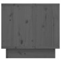 Mesitas de noche 2 uds madera maciza de pino gris 35x34x32 cm de vidaXL, Mesitas de noche - Ref: Foro24-813400, Precio: 57,78...