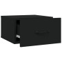 Mesitas de noche de pared 2 uds negro 35x35x20 cm de vidaXL, Mesitas de noche - Ref: Foro24-812855, Precio: 41,44 €, Descuent...